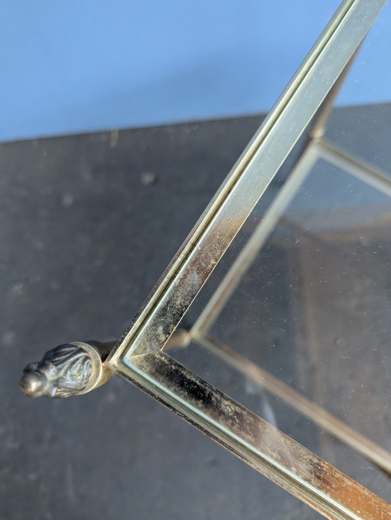 Mesa auxiliar – Maison Jansen, Mesas auxiliares, Bronze, Glass (photo 13 of 14)