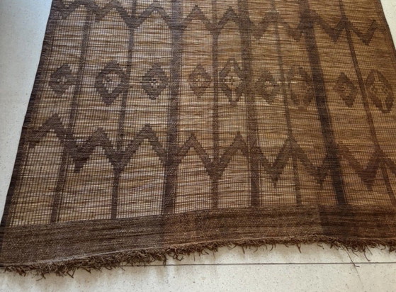 Tuareg Kleed Leer Riet Rattan Groot – Vloerkleden en tapijten, Bamboo, Leather (photo 7 of 15)