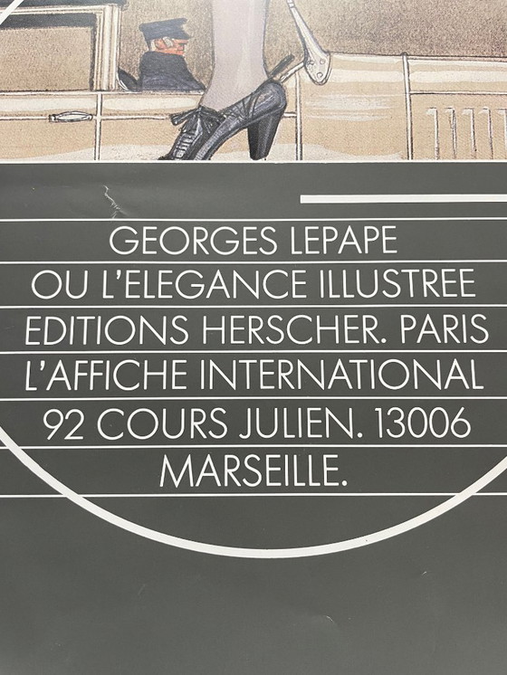 Image 1 of Gerorger Lepape, Ou L'elegance...copyright SPADEM , 1984 Gedrukt in Frankrijk