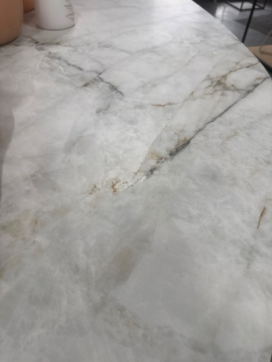 Image 1 of Ceramic pebble table