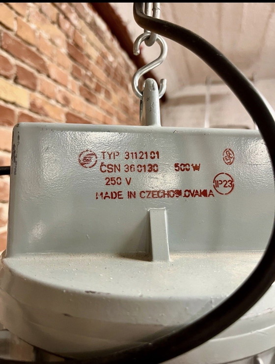 Image 1 of Industrial pendant lamp, 1960s, Czechoslovakia
