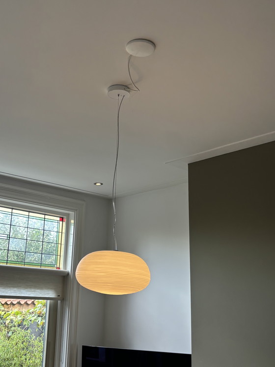 Image 1 of Foscarini Pendant Lamp White Blown Satin Glass