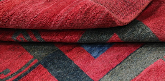 Image 1 of Original Persian carpet Gabbeh Ghashghai Oriental carpet 196 cm x 120 cm Old Natural