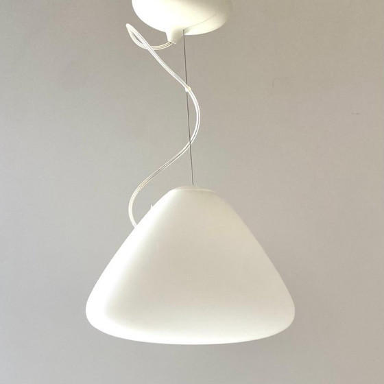 Image 1 of 1X Artemide Pendant "Capsule" by Ross Lovegrove, White Glass, 2010
