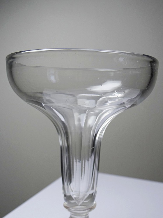Image 1 of Zeldzame antieke champagnecoupe, toegeschreven aan Baccarat, Napoleon III