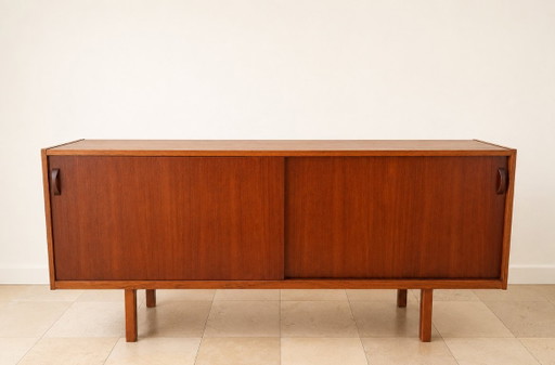 Vintage Ulferts Tibro Sweden sideboard / Scandinavian mid-century design with sliding doors