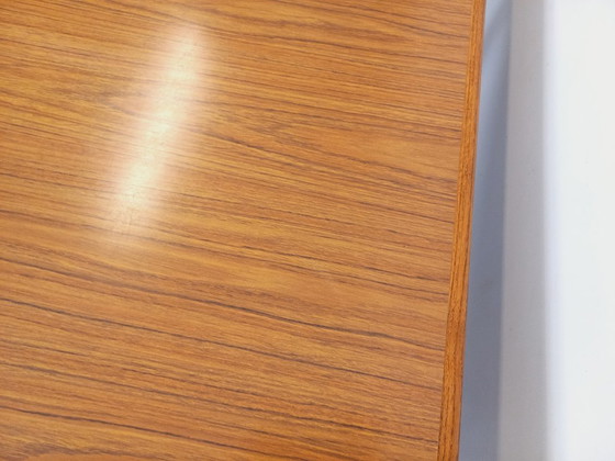 Image 1 of Rectangular dining table in vintage Scandinavian style, made of teak and melamine, from the 1950s and 60s.
