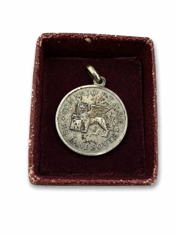 Image 1 of 1960s Military Medal and Crest of the FTASE Command