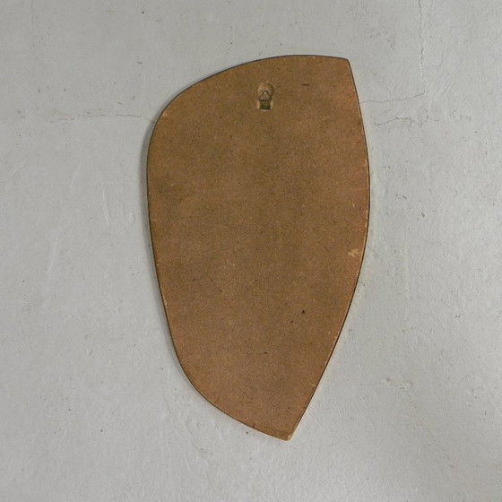 Image 1 of Vintage spiegel met organische vorm, jaren '50