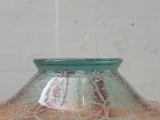 Image 1 of Bol Ikora en verre soufflé à la bouche par Karl Wiedmann pour WMF, années 1930