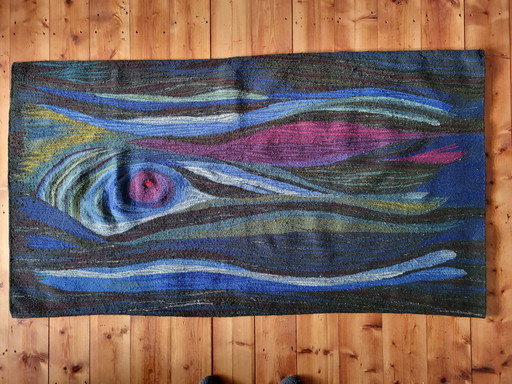 Kilim vintage para colgar en la pared