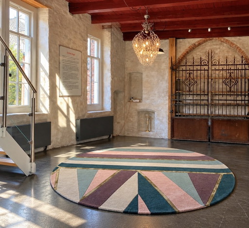 Alfombra Brink en Campman TB Sahara Pink round