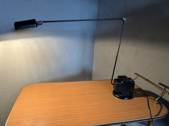 Lumina Daphine Desk Lamp by Tommaso Cimini 1970s First 12 V Halogen Version, Table lamps, Metal, Black (photo 2 of 8)