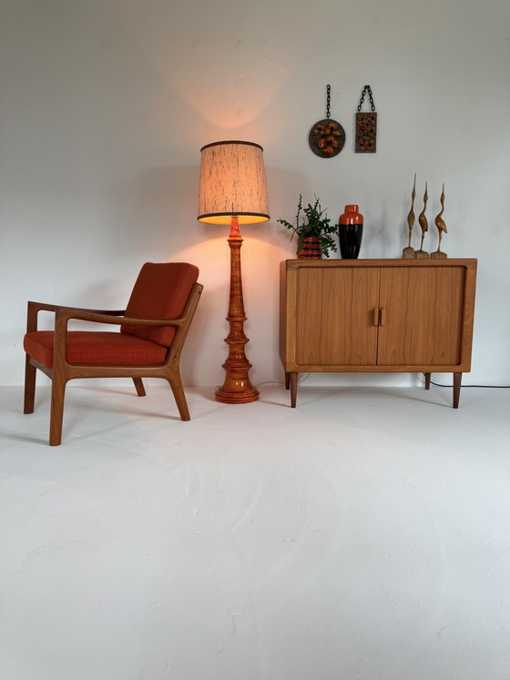 Vintage Keramieken Vloerlamp, Kaiser Leuchten ‘70 – Vloerlampen, Ceramic, Cotton (photo 10 of 11)