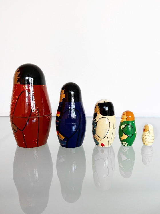 Image 1 of Set di matrioske vintage IKEA PS Jutanas