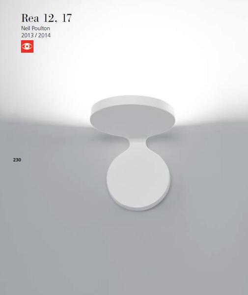 Image 1 of Artemide Rea 12 LED Wandlamp Wit