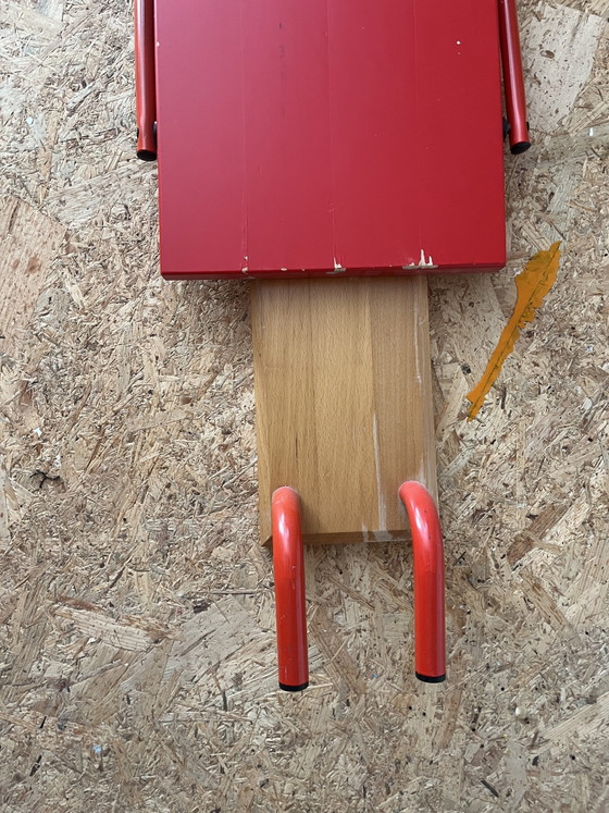 Image 1 of RARE IKEA SOLID WOODEN & STEEL VIGAR FOLDING CHAIR, 1993

