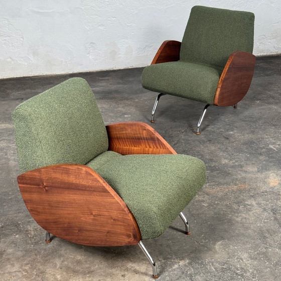 Image 1 of Coppia di poltrone "Type 360" di Janusz Różański, anni '60
