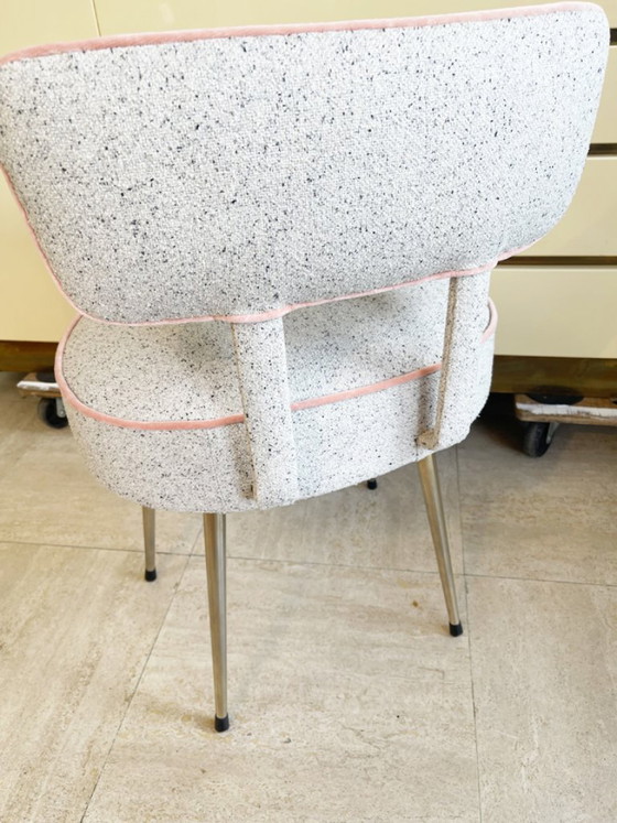 Vintage chair fully reupholstered – handcrafted restoration – Side chairs, Textile (photo 5 of 7)