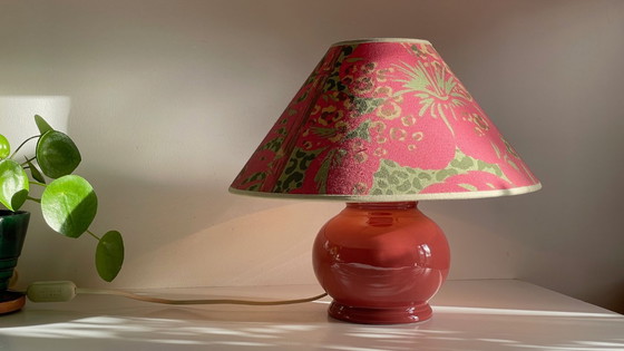 Image 1 of Vintage Ceramic Leopard Lamp