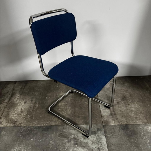 Gispen classics  set van 6 – Bert Plantagie, eetkamerstoelen, Plastic, Textile