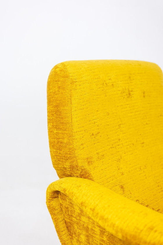 Image 1 of Marco Zanuso para Artflex: Sillones de latón amarillo y dorado, años 50