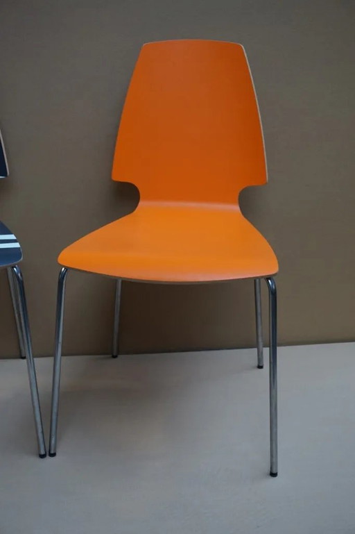 Set di tre sedie vintage – eetkamerstoelen, Wood (photo 2 of 6)