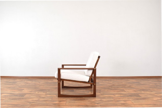 Image 1 of Fauteuil lounge danois en teck, style milieu du XXe siècle, années 1960.