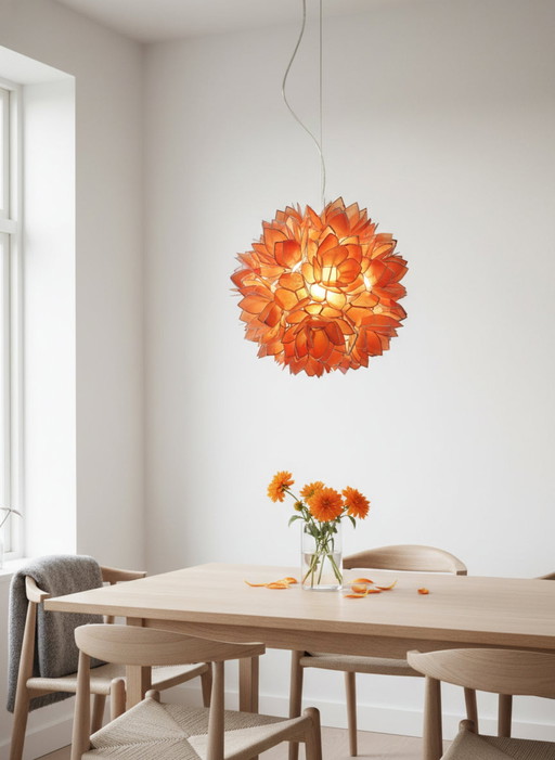 Coral Cadiz Mid Century hanglamp van Rausch