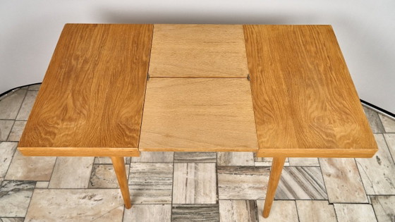 Image 1 of Extendable Oak Dining Table by Jitona, 1960s Czechoslovakia