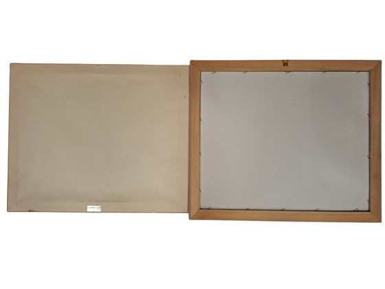 Image 1 of Paire de tableaux vintage des années 1980 – Broderie artisanale en laine