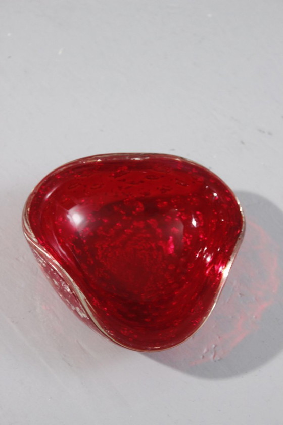 Image 1 of Vassoio portaoggetti in avventurina di Murano, Italia, circa 1970, design in stile Barovier Seguso