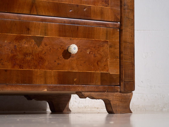 Cassettiera Biedermeier antica a tre cassetti (c.1850) #1 – Cassettiere (photo 16 of 40)