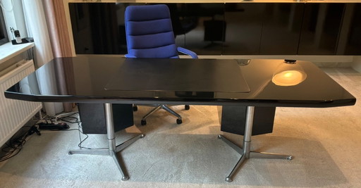 Vintage zeldzaam bureau Osvaldo Borsani voor Tecno. Circa 1954.