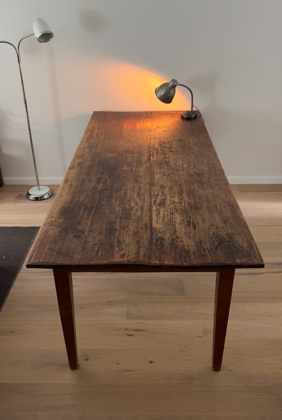 Image 1 of Table de salle à manger ancienne six places
