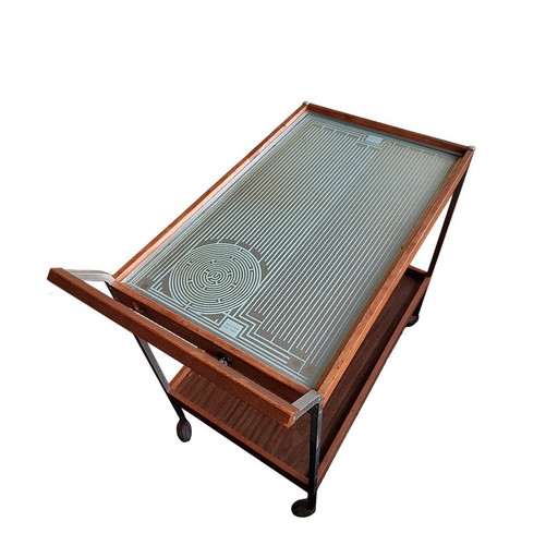 Mid-century American Salton "Hot Table" Cart - Food Warmer