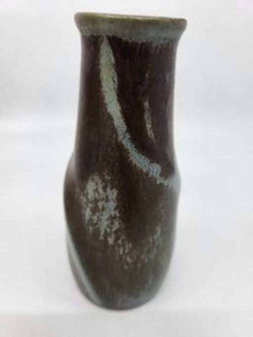 Denbac ceramic stoneware soliflore vase France Art Deco1920