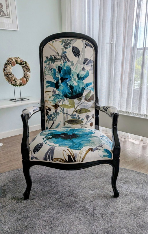 Fauteuil avec imprimé floral