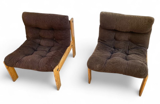 Paar vintage "Neapel" fauteuils, ca 1960