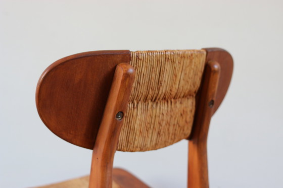 Image 1 of Set of 3 Vintage Roger Landault "Ellipse" Sentou 1957 Chairs