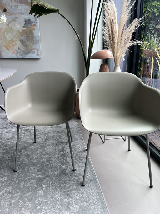 2x Muuto Faserrohr - grau