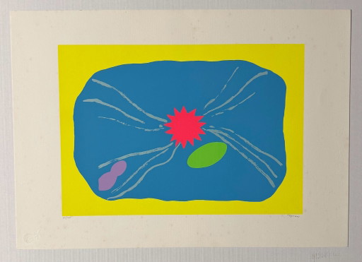 Giulio Turcato Siebdruck 50x70cm Abstrakte Komposition