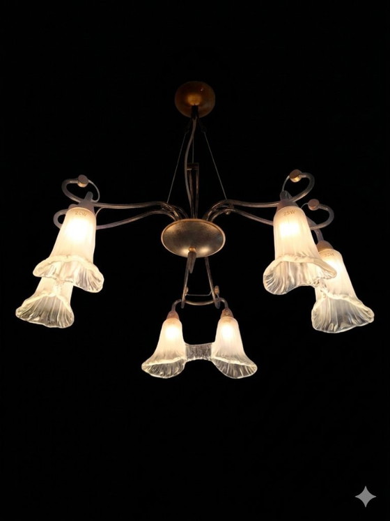 Image 1 of Metal-Lux Murano Glass Pendant Lamp