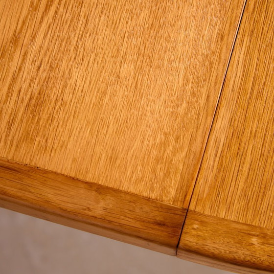 Image 1 of MK10633 Table de salle à manger en chêne restaurée par Kurt Østervig pour Jason Møbler