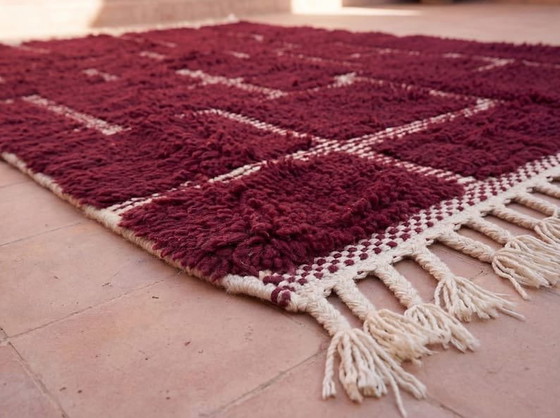 Image 1 of Two handmade Berber rugs in pure wool, 2 (250x150) cm