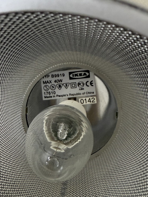 Image 1 of Lampe de table vintage IKEA 80s B9919 - Verre dépoli fait main avec diffuseur