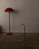 Vintage IKEA RY Side Table by Tord Björklund – Chrome & Glass – Postmodern Scandinavian Design
