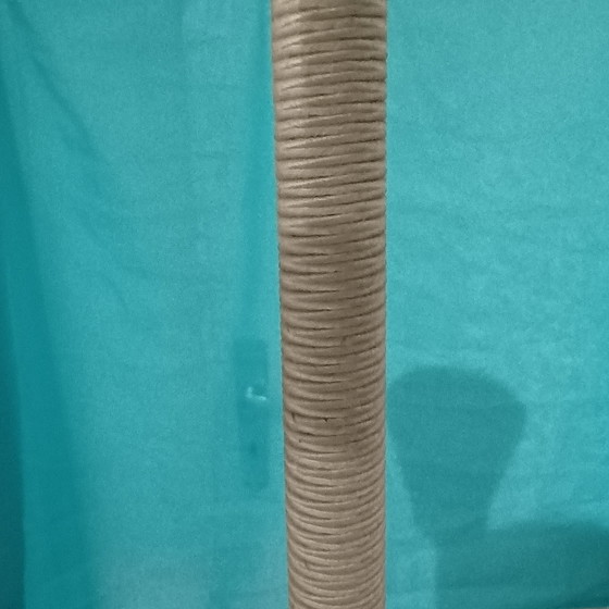 Image 1 of Lámpara de techo de diseño original de teca Temde de mediados de siglo