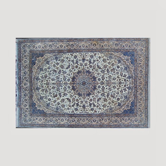 Large Oriental Rug | Hand-Knotted Wool & Silk on Cotton | Floral Pattern | 190 × 127 in – Rugs & carpets (photo 2 of 12)
