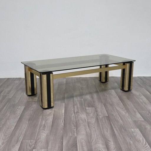 Hollywood Regency coffee table, 1970s modern design